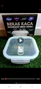 DRYPERS LIBRESSE TENA VINDA Airtight Glass Container / Bekas Kaca Borosilikat Kedap Udara (LIMITED EDITION)