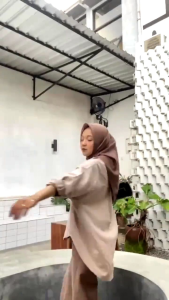 Kemeja Linen Oversize Atasan Wanita Model Korean