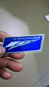 sticker emblem logo yamaha FI Tech by factory Racing original
