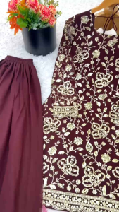 [PRE-ORDER] 2025 NOV READYMADE GRAND BOLLYWOOD SUIT WITH PALAZO PANT WITH EMBROIDERY SEQUINS WORK SIZE M TO 2XL ( DELIVERY 10 WORKING DAYS) ETA: 2025 -12-30