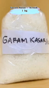 garam kasar / krosok Alami non yodium