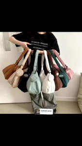 TAS BAHU WANITA // TAS SELEMPANG WANITA TAS WANITA CORDURAY SLINGBAG TAS TENTENG  CORDURAY GARIS GARIS