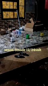 Lampu blitz emergency 6mode kedip bohlam cacing seri x 12/24v