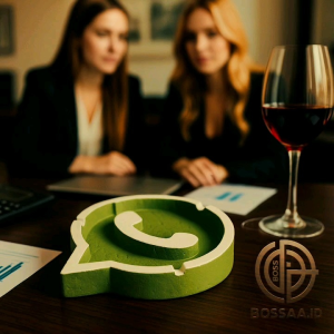 Asbak Aesthetic & Unik Logo Whatsapp: Hiasan Meja Stylish