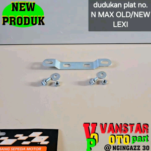 Dudukan Plat Nomor Depan NMAX 150/155 & Set Baut
