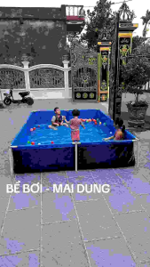 Bể bơi cho các bé bền chắc chắn 3x2x065