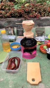 set kompor mini anak super komplit alat masak anak