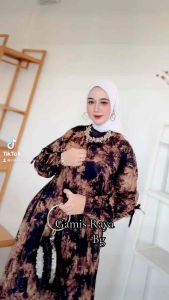 Gamis Raya Twill Motif Antares Bg Collection