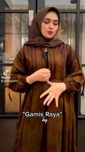 Gamis Raya Twill BG Collection Motif Djavu