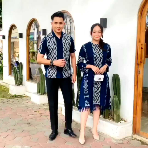 Set Couple Baju Tenun Terbaru Baju Natal Baju Viral Baju Kondangan Baju Trend Kekinian