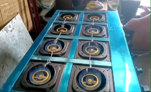 New Commercial 8 Burner Stove For Sizzling Restaurant Stalls