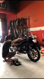 KNALPOT RACING NINJA RR/SS/R BAHAN GALVANIS PRES PULSTEP STANDAR ORIGINAL WIN SPEED