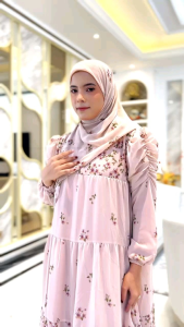 Gamis Ceruty Wanita Premium Lengan Balon: Desain Elegan & Cocok untuk Berbagai Kesempatan