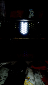 lampu running X-Ride 123 5 tr 8 mode otomatis tingal colok bonus lem