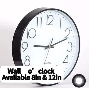 Goodluck Small wall Oclock Modern Style Wall Clock Home Decor Quartz Analog Clock Simple Design 8inches Maliit