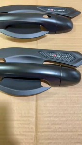 Paket Outer Handle Tank Cover All New Fortuner GR SPORT 2016-2027 Hitam Doff