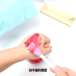 MMU1667 Kuas Masker Wajah Wanita / Spatula + Sikat Kuas Masker Wajah Kepala Silikon