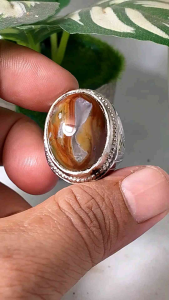 cincin batu akik Garut natural realpic