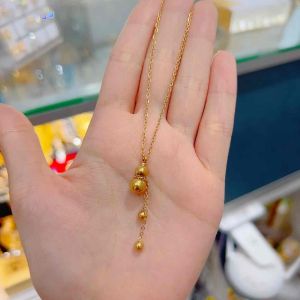 Dây chuyền titan hồ lô phong thuỷ không đen không gỉ Kami trang sức sỉ