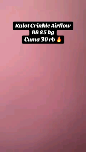 celana panjang wanita crinkle airflow bb 40-85 kg / kulot panjang / celana santai