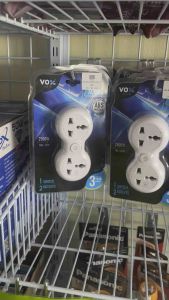 ปลั๊กอะแดปเตอร์ VOX 1 ช่อง 2 ขากลม 90 องศา รุ่น US01