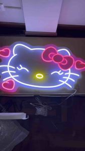 ป้ายไฟ ป้ายไฟร้าน ป้ายไฟตัวอักษร ป้ายไฟวิ่ง ป้ายไฟตกแต่งผนัง ป้ายไฟled ป้ายไฟOPEN รูปคิตตี้