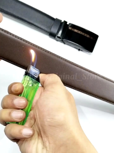 Sabuk Pria Ikat Pinggang Kulit Pria Gaya Fashion Gesper Otomatis Belt Pria Model REL