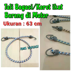 Tali Bagasi & Karet Ikat Barang Motor Ukuran 63 cm