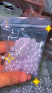 Bag chain Keychain Pearl Bow Ribbon Beads Cute