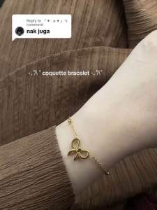 ✨ Vòng tay nơ ngọc trai thép titan không gây dị ứng phong cách thời trang quà tặng cho nữ✨