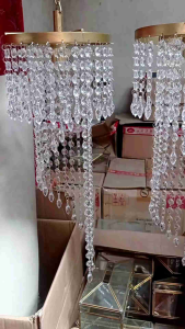 Lampu Kristal Gantung Lilit 2 Susun Size 25x65