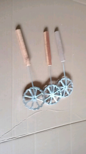 3pcs cetakan kembang goyang bahan Aluminium