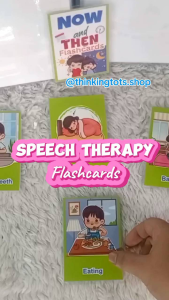 Now and Then Flashcards | Speech Therapy & Early Learning Activity Cards for Autism and Speech Delay