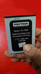 BATERAI HP ANDROID POLYTRON W7550 ORIGINAL KODE PL-7S5A