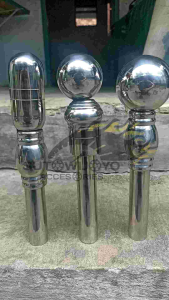 Tuas Tongkat Shift Gear Knob Manual Persneling Mobil/Truck Universal Stainless Steel