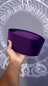 Songkok Warna Ungu Biru Merah Maroon Merah Cabe Pink Tinggi 9cm Songkok Nasional Muslim