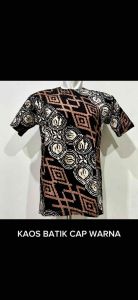KAOS BATIK CAP WARNA / KAOS BATIK LAKI LAKI