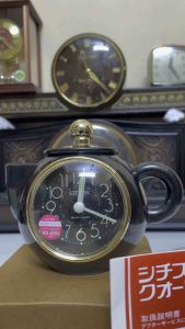 Đồng hồ báo thức Citizen ấm trà cho năm mới Đồng hồ mới chưa sử dụng full hộp đủ giấy khai sinh. Có video ạ Kích thước 14x12x7cm - Kim phát quang trong đêm