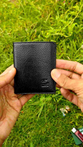 Dompet Kecil Mini Kulit sapi Hitam k-06