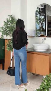 Davina Official- Celana wanita - Hw Cutbray Jeans Wanita Celana Jeans Wanita Cutbray Jeans Highwaist Wanita Street