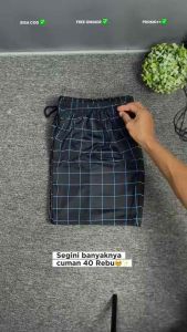 40RIBU DAPAT 5PCS CELANA KOTAK-KOTAK BOXER TARTAN PENDEK PRIA WANITA MOTIF TERBARU
