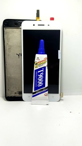 LCD + Touchscreen Fulset + frame + lem 15ml layar sentuh glass lcd VIVO Y53 2017 2018