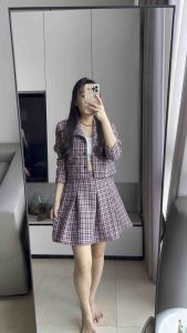 SET STELAN KOREA KATUN TWEED 7987 MV SHOP