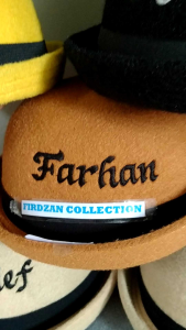 Cavlin Anak Topi Bowler Anak 1-2 Tahun Free Bordir Nama