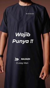 Bajadi Jubah Pria Dakuto Series Krem Panjang Slimfit Premium Gamis Muslim Dewasa Kualitas Tinggi