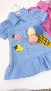 [0-6th] DRESS ANAK ICE CREAM BAJU TERUSAN DRESS KATUN ANAK PEREMPUAN ADEM HALUS (DS ICE CREAM)
