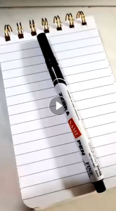 Zebra Permanent Fine stroke Marker (Black Blue Red)