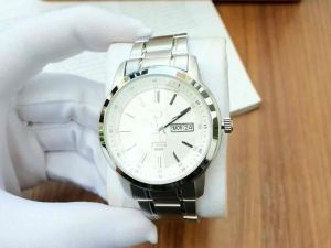 ĐỒNG HỒ NAM CHÍNH HÃNG Seiko SNKM83K1 Automatic White Dial Silver Stainless Steel For Men