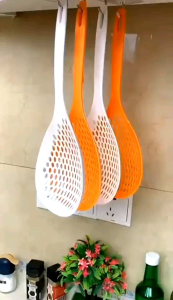 CHD904 大漏勺 (2pcs) Food Colander Large Size Kitchen Cooking Utensil Kitchen Large Colander Filter Sieve Household Heat Resistance Spoon Plastic Cooking Noodle Colander Mesh Dumpling