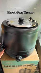 HEAVY DUTY commercial electric soup warmer black)